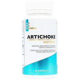 Комплекс All be Ukraine Artichoke Extract+ для печінки з артишоком 60 капсул (ABU-02012)