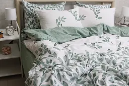 Комплект постільної білизни із компаньйоном Tag Tekstil S539 King Size (Євро maxi) - мініатюра 5