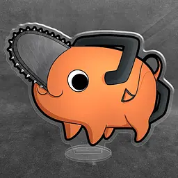 Акрилова колекційна фігурка Chibi Аніме: Людина бензопила Почіта 10 см