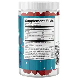 Біотин Swanson Biotin 60 жувальних цукерок зі смаком чорниці (2022-09-1095) - мініатюра 2
