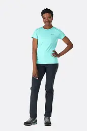 Жіноча футболка Rab Force Tee Womens 10 Світло-блакитний - мініатюра 3