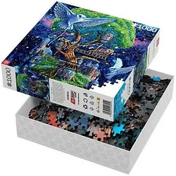 Пазл класичний GoodLoot Imagination: Roch Urbaniak Owl Island/Wyspa Sow Puzzles 1000 елементів (5908305243014) - мініатюра 2