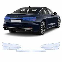 Антигравійна захисна бронеплівка за лекалами для Audi A6 C9 2025- задні ліхтарі стопи