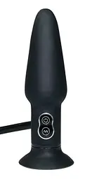 Надувна анальна пробка True Black Vibr.Plug з вібрацією Orion 42-05746000000 87781 - мініатюра 2