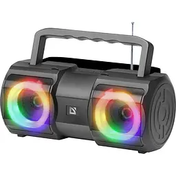 Акустична система Defender 1.0 Beatbox 20Вт, Light/BT/MIC/FM/USB/TF (65420)