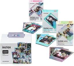 Фотопапір Fujifilm Instax Mini Deco Film Bundle 30шт. 3 картриджа по 10 аркушів Confetti Blue і Mermaid - мініатюра 6