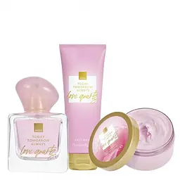 Набір парфумований жіночий Avon ТТА Love Quartz (edp/50ml + b/cr/200ml + mask/75 ml) (158511610)