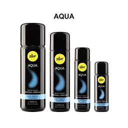 Лубрикант на водній основі pjur Aqua 500 мл, ефект оксамитової шкіри без прилипання - мініатюра 3