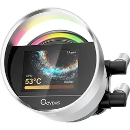 Система водяного охолодження Ocypus Sigma L36 ARGB White (SIGMA-L36-WH3AAWWN00X-GL) [165879] - мініатюра 2