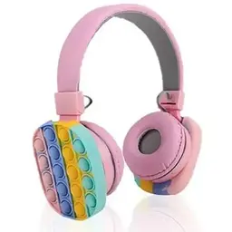 Дитячі бездротові навушники RIAS AH-806E Pop It Bluetooth Pink (3_04773) - мініатюра 3