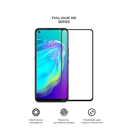 Захисне скло для TECNO Pova (LD7), Full Glue HD, 2.5D, повністю прозоре, на весь екран, глянцеве, загартоване 9H, повне проклеювання по всій поверхні, з чорною рамкою, протиударне, кришталево чітке зображення, ArmorStandart (ARM65106) - мініатюра 2