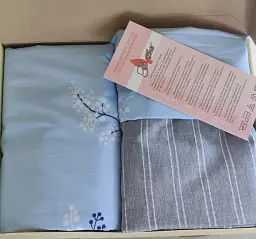 Комплект постільної білизни з компаньйоном TAG Tekstil R2185 Сімейний - мініатюра 5