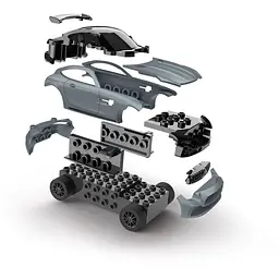 Збірна модель Revell Mercedes-AMG GT R Grey Car рівень 1 масштаб 1:43, 10 деталей (RVL-23152) - мініатюра 5