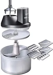Набір насадок для блендера SliceSy, Bamix (1500.001) - мініатюра 5