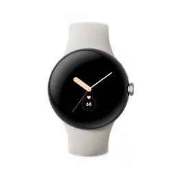 Смарт-годинник Google Pixel Watch LTE Polished Silver Case/Chalk Active Band - мініатюра 2