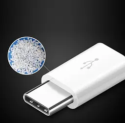 Адаптер Перехідник microUSB - Type-C GT Gray (43236884) - мініатюра 6