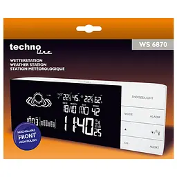 Метеостанція Technoline WS6870 White (WS6870), Білий - мініатюра 4