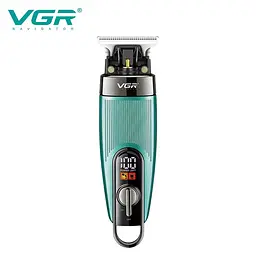 Бездротова машинка для стрижки волосся + 4 насадки, USB, VGR-975 / Акумуляторний тример для волосся та бороди - мініатюра 2