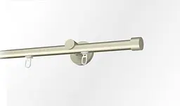 Карниз для штор однорядний стіновий імпресійний Арешт Сатін комплект Заглушка 400 см