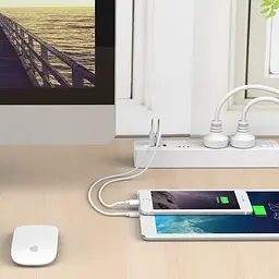 Продовжувач Orico Power Strip Orico-XCS-3A3U (3 х розетки 3 х USB) білий 1.5 м - мініатюра 5