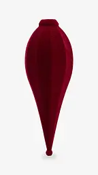 Новорічна іграшка міраж бархат M016-2 Вишневий shop (2000999347061) - мініатюра 1