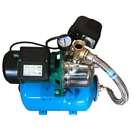 Насосна станція VOLKS pumpe  JY1000-24 1,1кВт  нержавійка  (складена) на гребінці - мініатюра 3