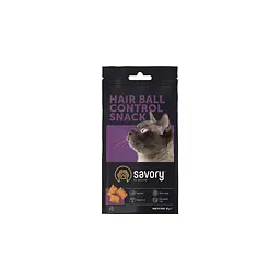 Хрусткі ласощі Savory Snack Подушечки для заохочення котів, контроль вовняних кульок, 60 г - мініатюра 9