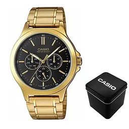 Чоловічий годинник Casio MTP-V300G-1A Золотистий ( AT1141-0198 )