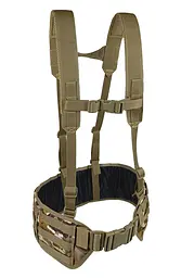 Тактичний пояс розвантажувальний РПС з кріпленнім MOLLE та плечовими лямками Multicam Arid степовий без підсумків
