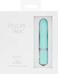 Розкішний вібратор PILLOW TALK - Flirty Teal з кристалом Swarovski, гнучка головка - мініатюра 8