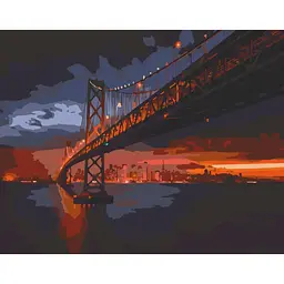 Картина за номерами "Golden Gate Bridge" Art Craft 11003-AC 40х50 см