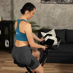 Велотренажер Hop-Sport HS-3020X Quest X-Bike чорно-червоний - мініатюра 4