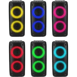 Акустична система 1.0 Media-Tech 40W, Bluetooth/AUX/microSD/MP3/USB/TWS/КАРАОКЕ/LED чорна (MT3181) - мініатюра 9