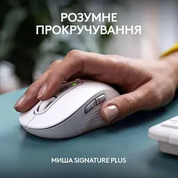 Комплект (Клавіатура та Миша) Logitech MK950 Wireless (920-012491) Off-White - мініатюра 4