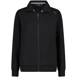 Кофта CMP Women's Zip-Up Sweatshirt in Stretch Cotton Black L (1097-31D4266-U901 42)