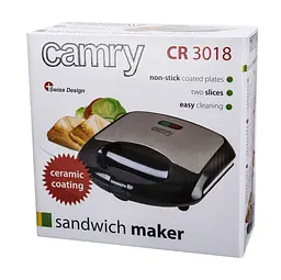 Сендвічниця Camry CR 3018 - мініатюра 3