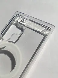 Прозорий протиударний чохол для Samsung Galaxy S24 Ultra (S928) Ultra Hybrid with MagSafe Clear Case - мініатюра 5