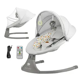 Крісло-гойдалка Kinderkraft Lumi 2 Light Grey (KBLUMI02LGR0000) - мініатюра 7