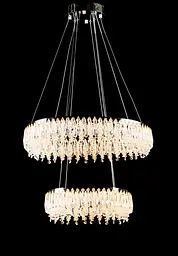 Світлодіодна люстра Splendid Ray L7068/400+600/2 LED (CH+Clear) - мініатюра 3