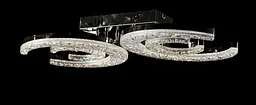 Світлодіодна люстра Splendid Ray L1655/2+2 LED (CH), білий, хром, 84 Вт, від 4-12 м² - мініатюра 4