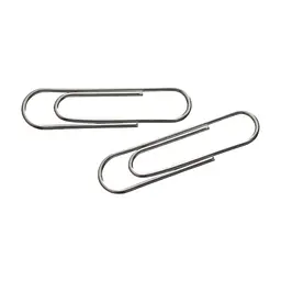 Скріпки канцелярські Axent rounded, nickel-plated, 78 мм, 50 шт. (4103-А)