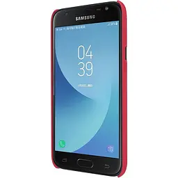 Чохол-накладка Nillkin Super Frosted Shield Samsung Galaxy J3 2017 (J330) Red - мініатюра 4