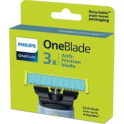 Змінні леза Philips OneBlade QP235/50 для надчутливої шкіри 3 шт. (QP235/50)