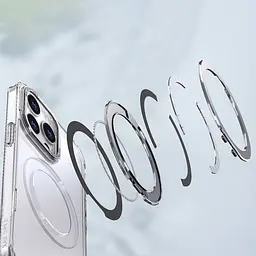 Чохол TPU+PC Empire with MagSafe and Ring для Apple iPhone 15 Pro (6.1) Clear - мініатюра 5