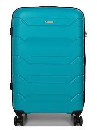Валіза середня M поліпропілен Worldline Airtex 282 74л 64×41×26см Бірюзова - мініатюра 3