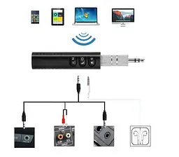 Адаптер блютуз в машину Bluetooth Receiver BT-450, блютуз ресивер автомобільний - мініатюра 3