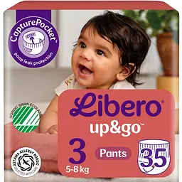 Підгузки-трусики Libero Up&Go 3 (5-8 кг) 35 шт.