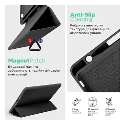 Чохол ArmorStandart Smart Fold Pen для Samsung Galaxy Tab S9 / S9 FE Black - мініатюра 7
