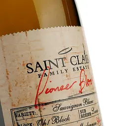 Вино Saint Clair Sauvignon Blanc Pioneer Block, біле, сухе, 0,75 л (07054) - мініатюра 3