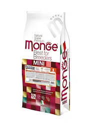 Беззерновий Сухий корм для дорослих собак дрібних порід Monge BWild Mini Adult Duck з м'ясом качки 2,5 кг - мініатюра 2